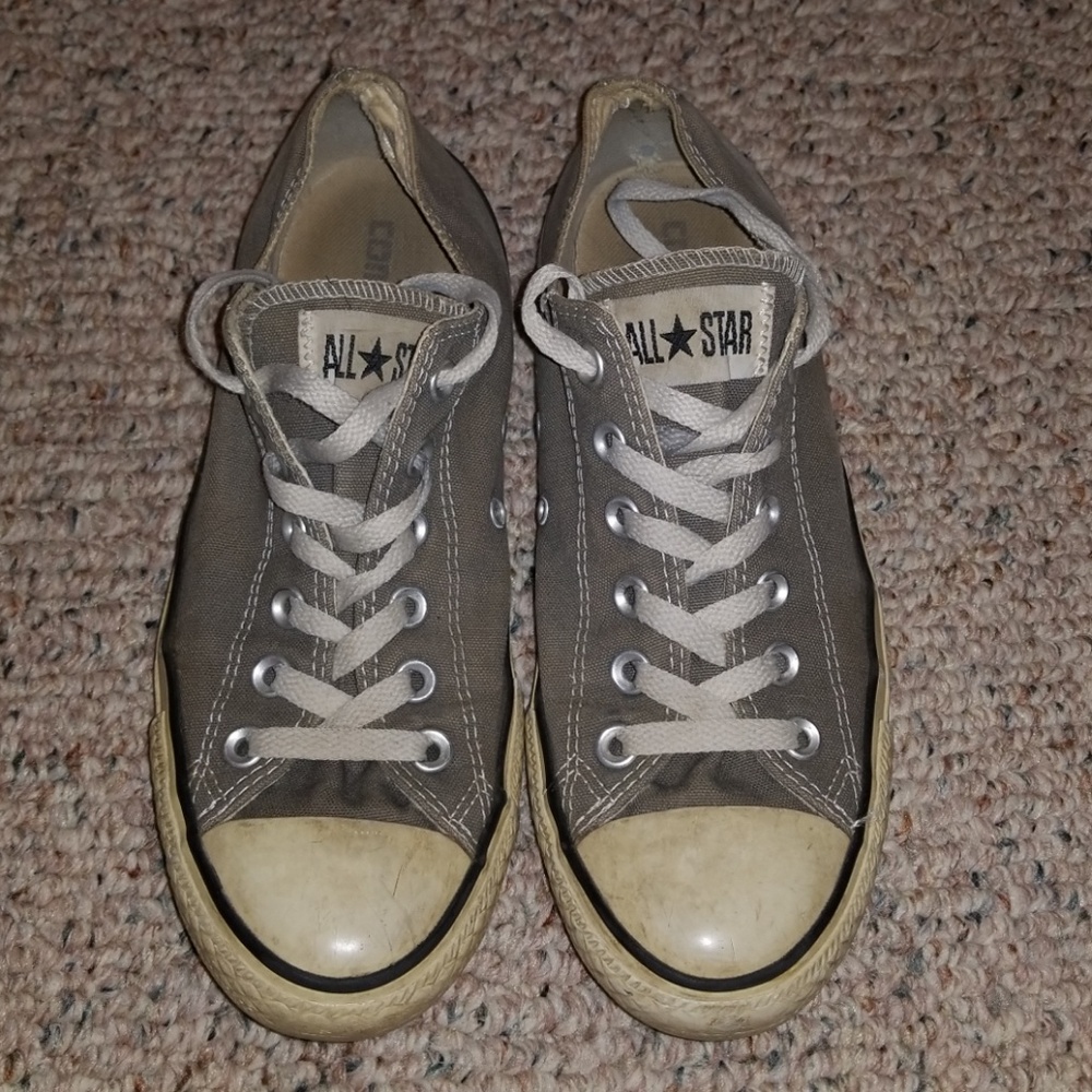 Converse Chuck Taylor All Star Low Top Shoes-Gray